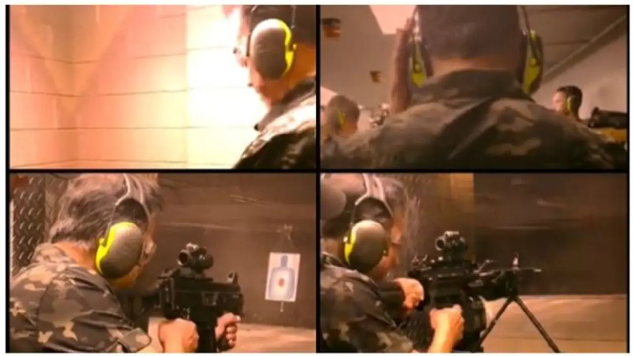 KamalHaasan: Guts & Guns தோட்டாக்கள் சும்மா தெறிக்குதே.! KH 233 படத்திற்காக பயிற்சியில் ஈடுபட்ட கமல்ஹாசன்..!