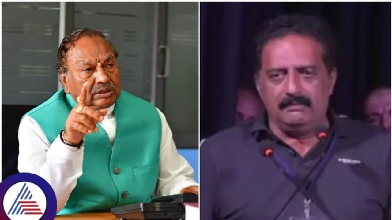 ಪ್ರಕಾಶ್ರಾಜ್ ಅಪ್ಪ ಅಮ್ಮನಿಗೆ ಹುಟ್ಟಿದ್ದಾನೆ ಎನ್ನುವುದಕ್ಕೆ ಗ್ಯಾರಂಟಿ ಏನಿದೆ? ಕೆ.ಎಸ್. ಈಶ್ವರಪ್ಪ ವಾಗ್ದಾಳಿ ಪ್ರಕಾಶ್ರಾಜ್ ಅಪ್ಪ ಅಮ್ಮನಿಗೆ ಹುಟ್ಟಿದ್ದಾನೆ ಎನ್ನುವುದಕ್ಕೆ ಗ್ಯಾರಂಟಿ ಏನಿದೆ? ಕೆ.ಎಸ್. ಈಶ್ವರಪ್ಪ ವಾಗ್ದಾಳಿ