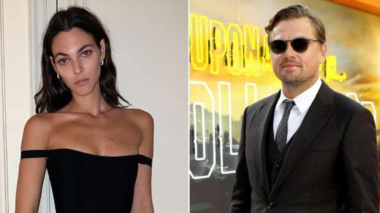 Leonardo DiCaprio’s liplock with 25 year old model Vittoria Ceretti goes viral ; see photos