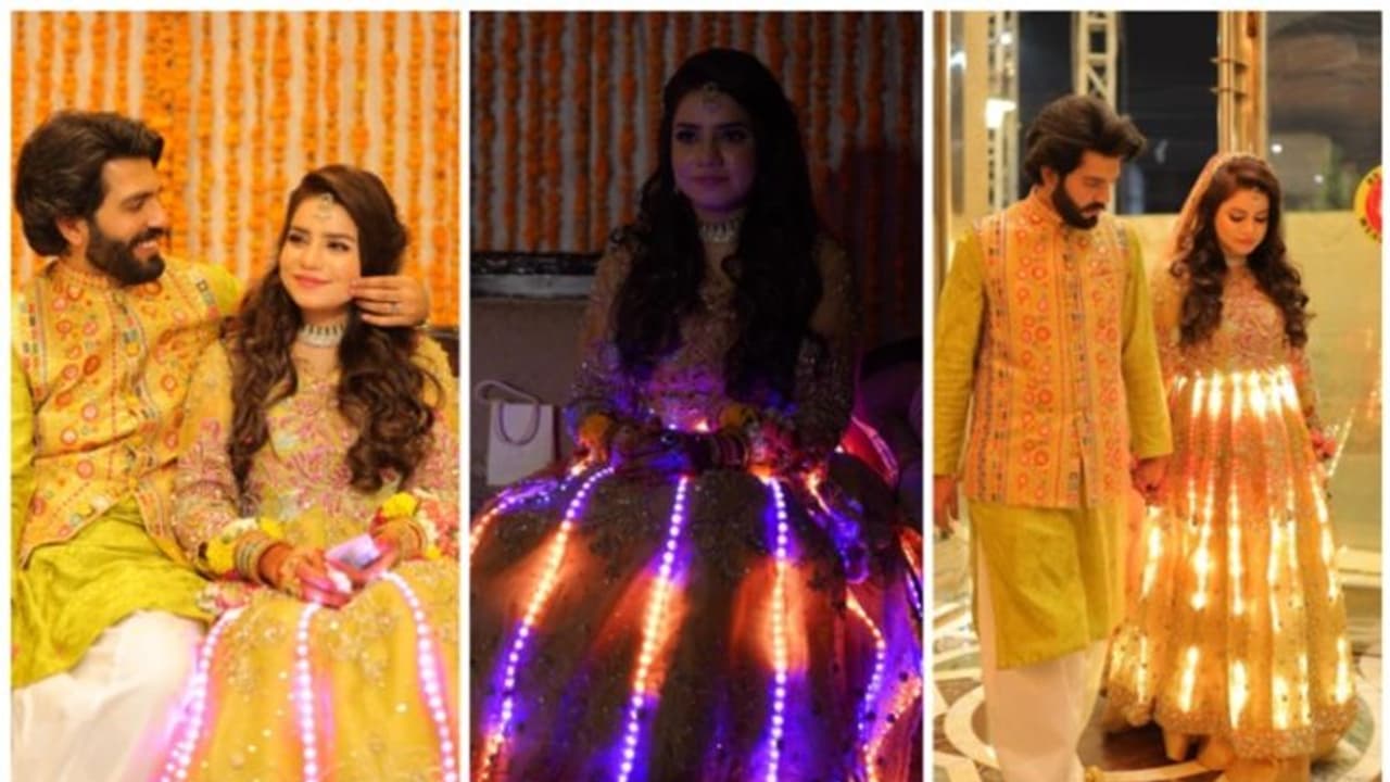 'എൽഇഡി ലഹങ്ക'; വിവാഹദിനത്തിൽ വധുവിന് അണിയാൻ 'അടിപൊളി' സമ്മാനവുമായി വരൻ; വൈറലായി വീഡിയോ ! 'എൽഇഡി ലഹങ്ക'; വിവാഹദിനത്തിൽ വധുവിന് അണിയാൻ 'അടിപൊളി' സമ്മാനവുമായി വരൻ; വൈറലായി വീഡിയോ !