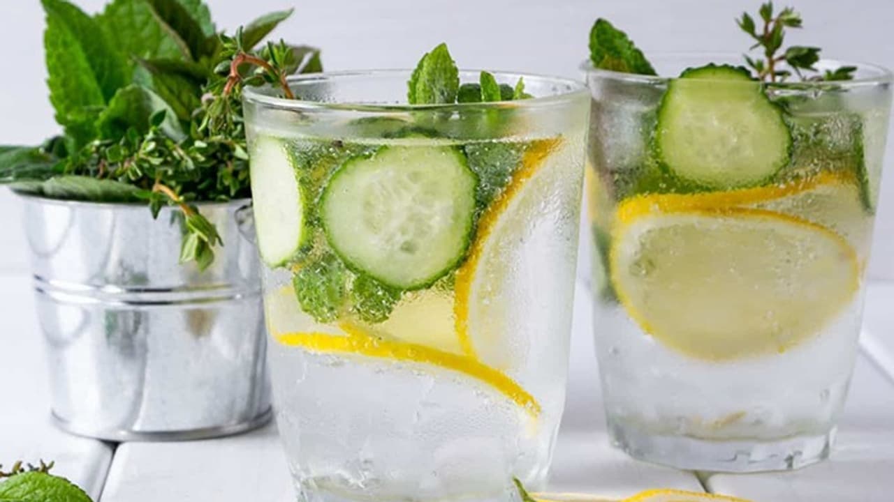 Cucumber and Mint Water