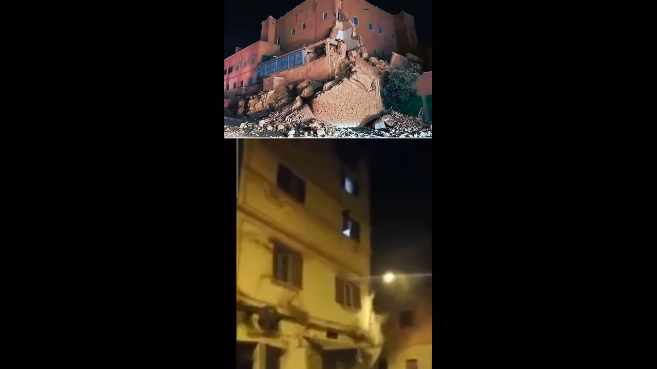 மொரோக்கோ நிலநடுக்கம்: பலி எண்ணிக்கை 1037 ஆக உயர்வு! 1,200 க்கு மேற்பட்டோர் காயம்! மொரோக்கோ நிலநடுக்கம்: பலி எண்ணிக்கை 1037 ஆக உயர்வு! 1,200 க்கு மேற்பட்டோர் காயம்!