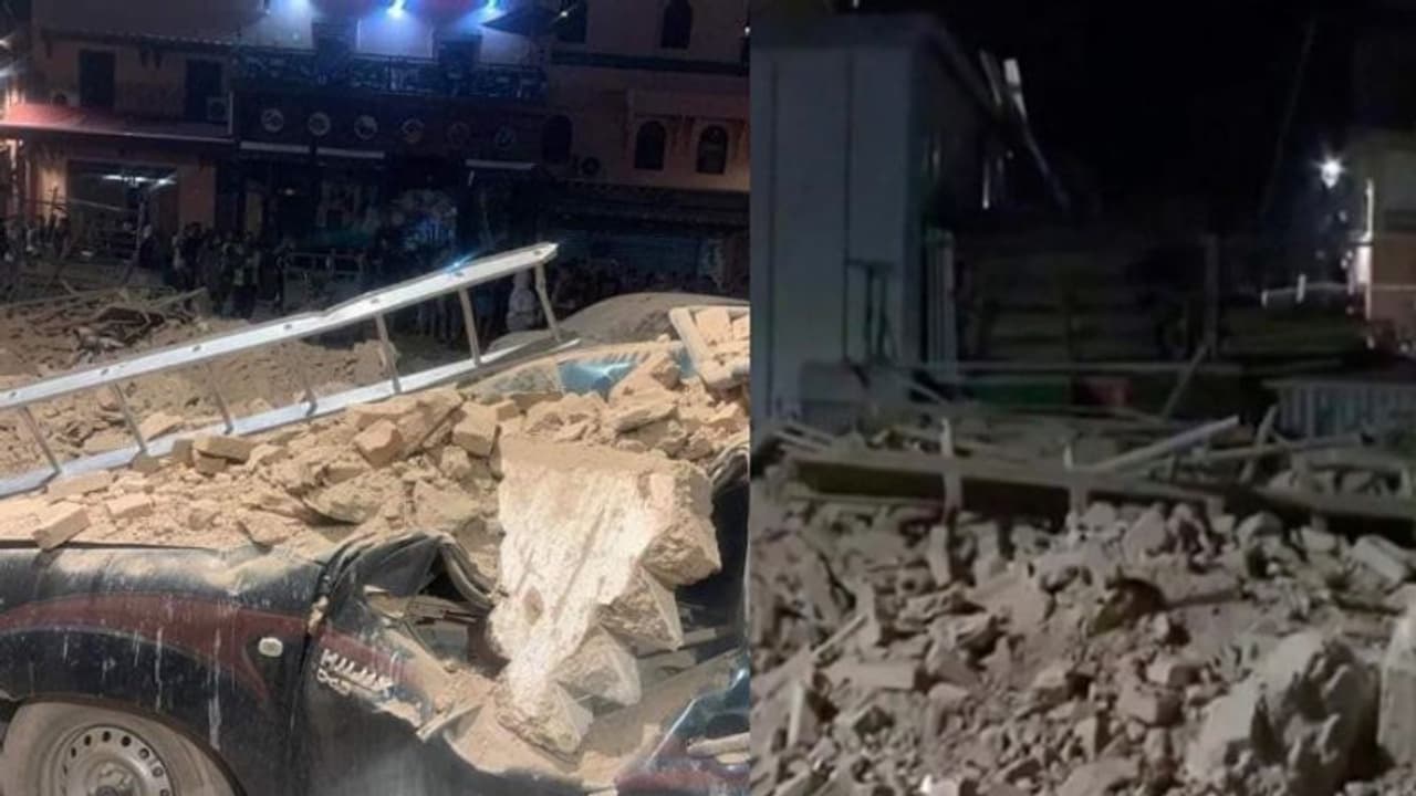 കെട്ടിടങ്ങള് ഒഴുകിയ പോലെ തോന്നിയെന്ന് നാട്ടുകാർ, മൊറോക്കോയെ വലച്ച് ഭൂകമ്പം, സഹായവുമായി മോദി കെട്ടിടങ്ങള് ഒഴുകിയ പോലെ തോന്നിയെന്ന് നാട്ടുകാർ, മൊറോക്കോയെ വലച്ച് ഭൂകമ്പം, സഹായവുമായി മോദി