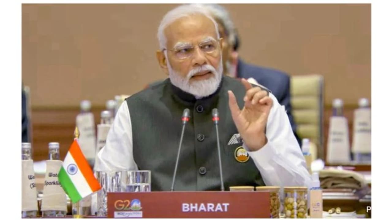 ജി20 സമ്മേളനത്തിലും 'ഇന്ത്യയില്ല'; മോദിയുടെ ഇരിപ്പിടത്തില് 'ഭാരത്' മാത്രം ജി20 സമ്മേളനത്തിലും 'ഇന്ത്യയില്ല'; മോദിയുടെ ഇരിപ്പിടത്തില് 'ഭാരത്' മാത്രം