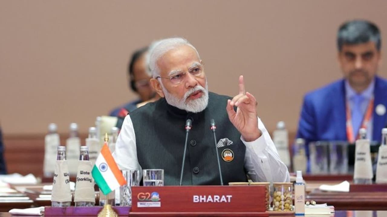 PM Modi in Madhya Pradesh, lays foundation stone of projects worth over Rs 50,700 crore PM Modi in Madhya Pradesh, lays foundation stone of projects worth over Rs 50,700 crore