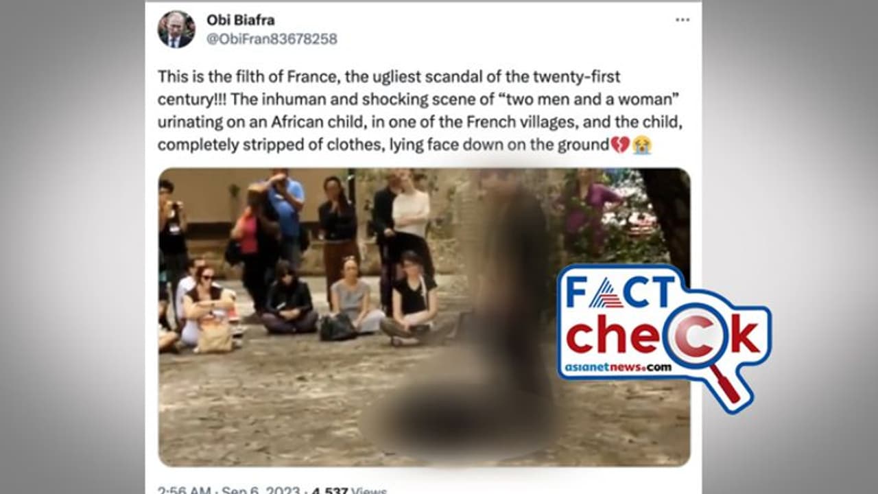 'ആഫ്രിക്കന് കുട്ടിയെ നഗ്നയാക്കി ദേഹത്ത് മൂത്രമൊഴിച്ച് ഫ്രഞ്ചുകാര്'; വീഡിയോ കണ്ട് ഞെട്ടി ലോകം, സത്യമെന്ത്? 'ആഫ്രിക്കന് കുട്ടിയെ നഗ്നയാക്കി ദേഹത്ത് മൂത്രമൊഴിച്ച് ഫ്രഞ്ചുകാര്'; വീഡിയോ കണ്ട് ഞെട്ടി ലോകം, സത്യമെന്ത്?
