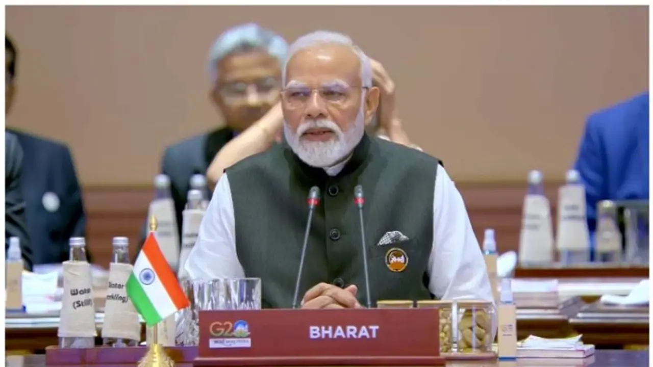 ജി20 സംയുക്ത പ്രഖ്യാപനം ചരിത്രം; മെച്ചപ്പെട്ട ഭാവിക്കായി ഒരുമിച്ചുള്ള പ്രതിജ്ഞ; അംഗങ്ങൾക്ക് നന്ദിയെന്ന് മോദി ജി20 സംയുക്ത പ്രഖ്യാപനം ചരിത്രം; മെച്ചപ്പെട്ട ഭാവിക്കായി ഒരുമിച്ചുള്ള പ്രതിജ്ഞ; അംഗങ്ങൾക്ക് നന്ദിയെന്ന് മോദി