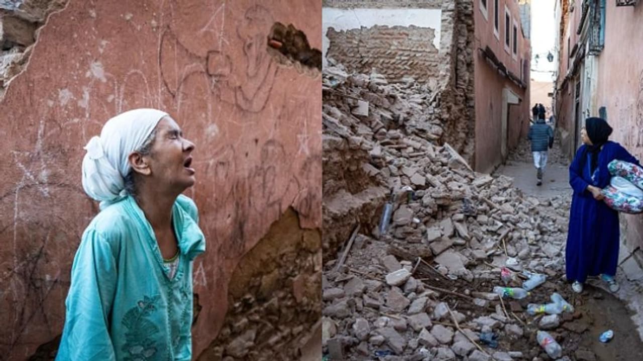 കെട്ടിടങ്ങള്‍ക്കിടയിൽ കുടുങ്ങി ആയിരങ്ങള്‍, നിലയ്ക്കാത്ത നിലവിളികള്‍, മൊറോക്കോയിൽ ഭൂചലനത്തില്‍ മരണം 2000 കടന്നു