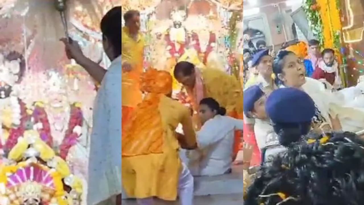  പൂജ ചെയ്യേണ്ടത് മകന്‍, പകരം ശ്രീകോവിലിൽ കയറി വനിത; വലിച്ചിഴച്ച് പുറത്താക്കി ക്ഷേത്ര ഭാരവാഹികള്‍, അറസ്റ്റ്