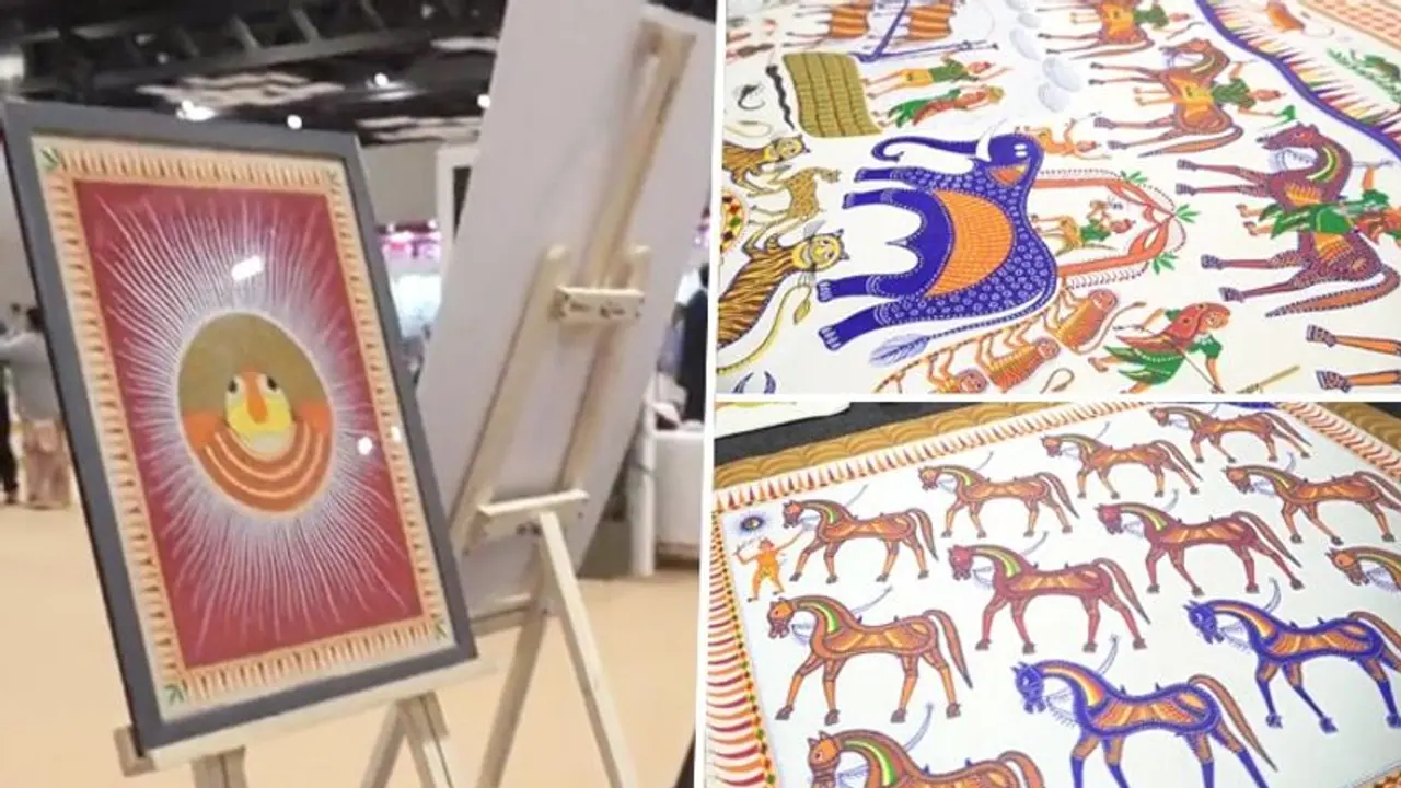 G20 Summit 2023: Pithora painting artisan from Gujarat sheds light on Vasudhaiva Kutumbakam theme (WATCH) G20 Summit 2023: Pithora painting artisan from Gujarat sheds light on Vasudhaiva Kutumbakam theme (WATCH)