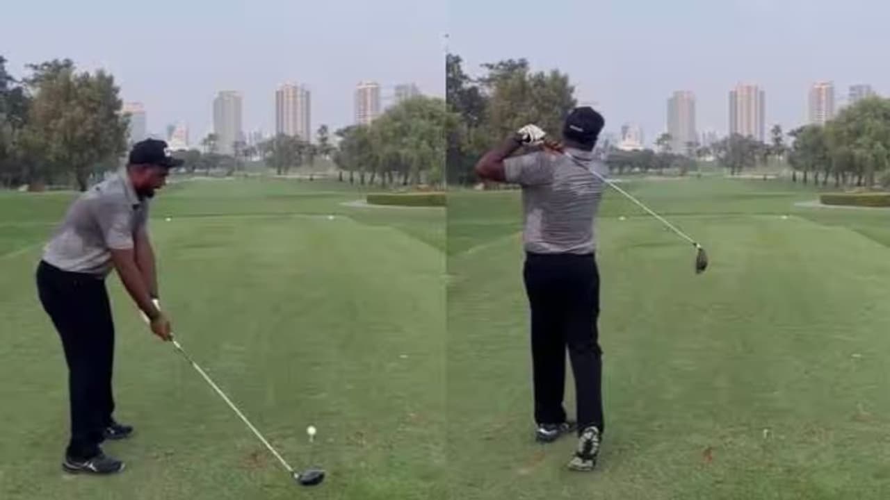 Sanju Samson: துபாய் சென்று கோல்ஃப் விளையாடிய சஞ்சு சாம்சன்; வைரலாகும் வீடியோ! Sanju Samson: துபாய் சென்று கோல்ஃப் விளையாடிய சஞ்சு சாம்சன்; வைரலாகும் வீடியோ!