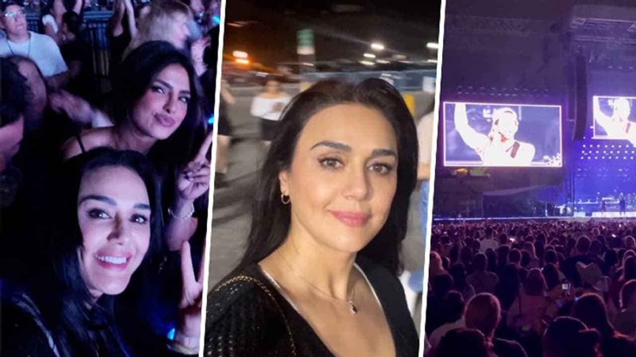 Jonas brothers' concert: Preity Zinta, Priyanka Chopra enjoy a 'fun night' at Yankee Stadium Jonas brothers' concert: Preity Zinta, Priyanka Chopra enjoy a 'fun night' at Yankee Stadium