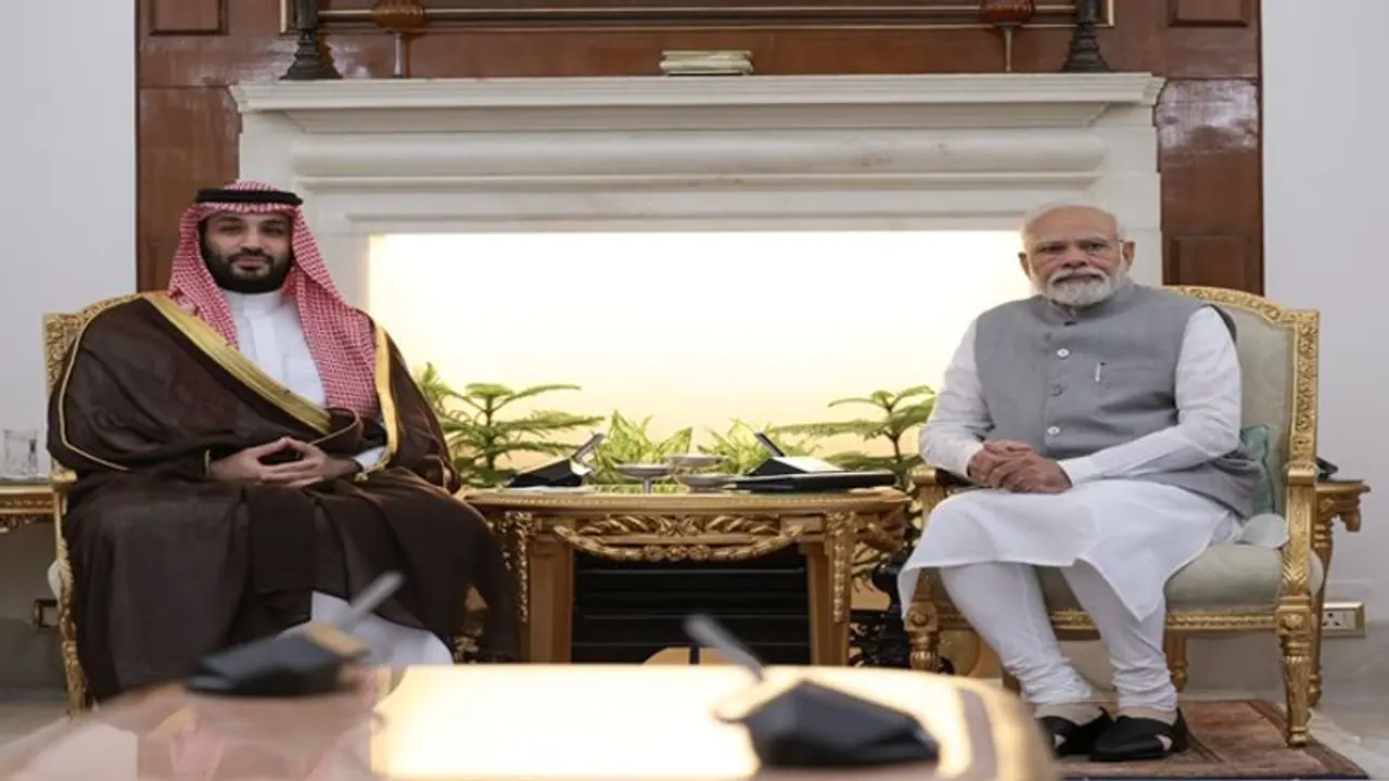 பிராந்திய மற்றும் உலக ஸ்திரத்தன்மைக்கு இந்தியா, சவுதி கூட்டாண்மை முக்கியம்: பிரதமர் மோடி!! பிராந்திய மற்றும் உலக ஸ்திரத்தன்மைக்கு இந்தியா, சவுதி கூட்டாண்மை முக்கியம்: பிரதமர் மோடி!!