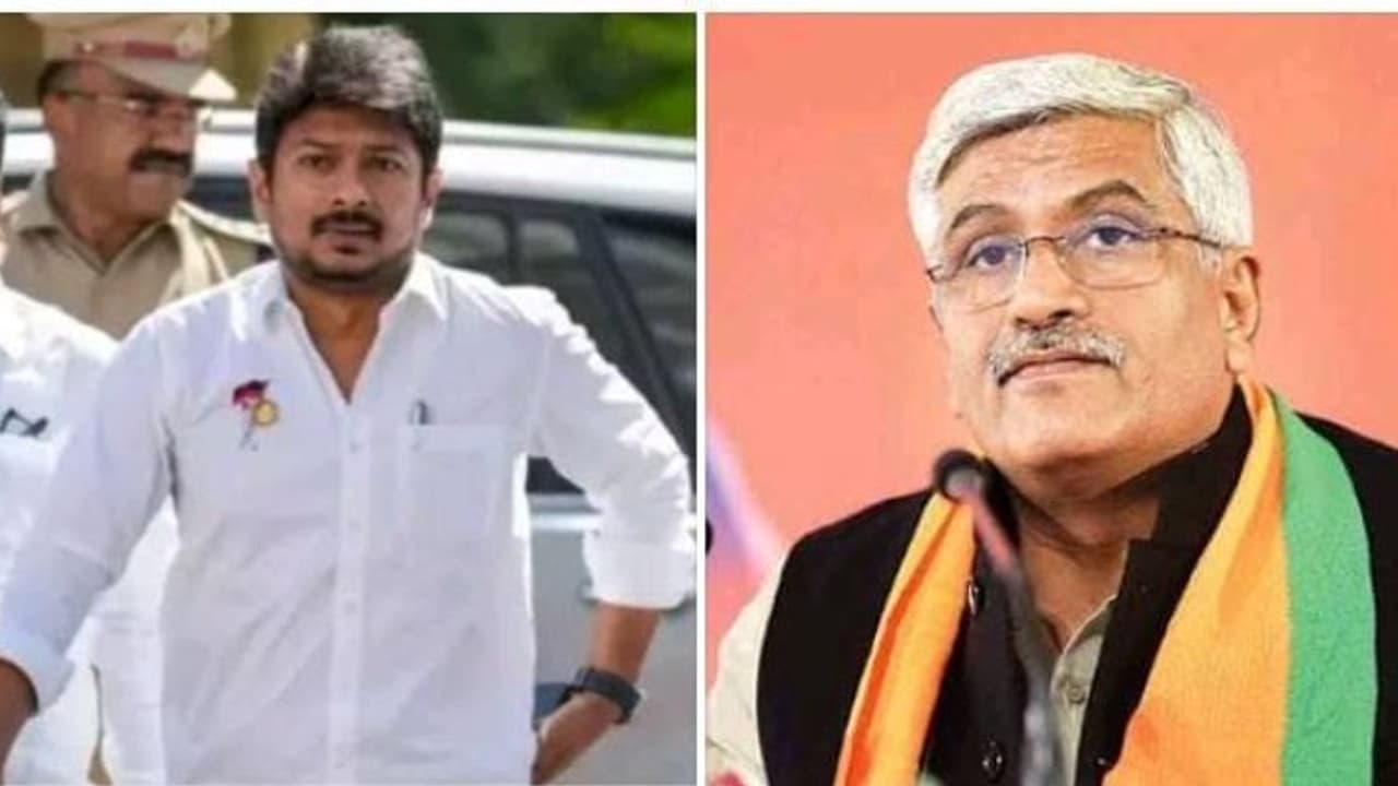 சனாதனத்திற்கு எதிராக பேசுவதா.! நாக்கை பிடுங்குவோம்... கண்ணை நோண்டுவோம் உதயநிதிக்கு கஜேந்திர சிங் எச்சரிக்கை சனாதனத்திற்கு எதிராக பேசுவதா.! நாக்கை பிடுங்குவோம்... கண்ணை நோண்டுவோம் உதயநிதிக்கு கஜேந்திர சிங் எச்சரிக்கை