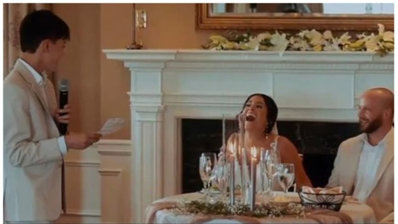 അമ്മയുടെ വിവാഹത്തിന് ഹൃദയത്തില് തൊടുന്ന വാക്കുകളോടെ രണ്ടാനച്ഛനെ സ്വാഗതം ചെയ്യുന്ന മകന്; വൈറല് വീഡിയോ ! അമ്മയുടെ വിവാഹത്തിന് ഹൃദയത്തില് തൊടുന്ന വാക്കുകളോടെ രണ്ടാനച്ഛനെ സ്വാഗതം ചെയ്യുന്ന മകന്; വൈറല് വീഡിയോ !