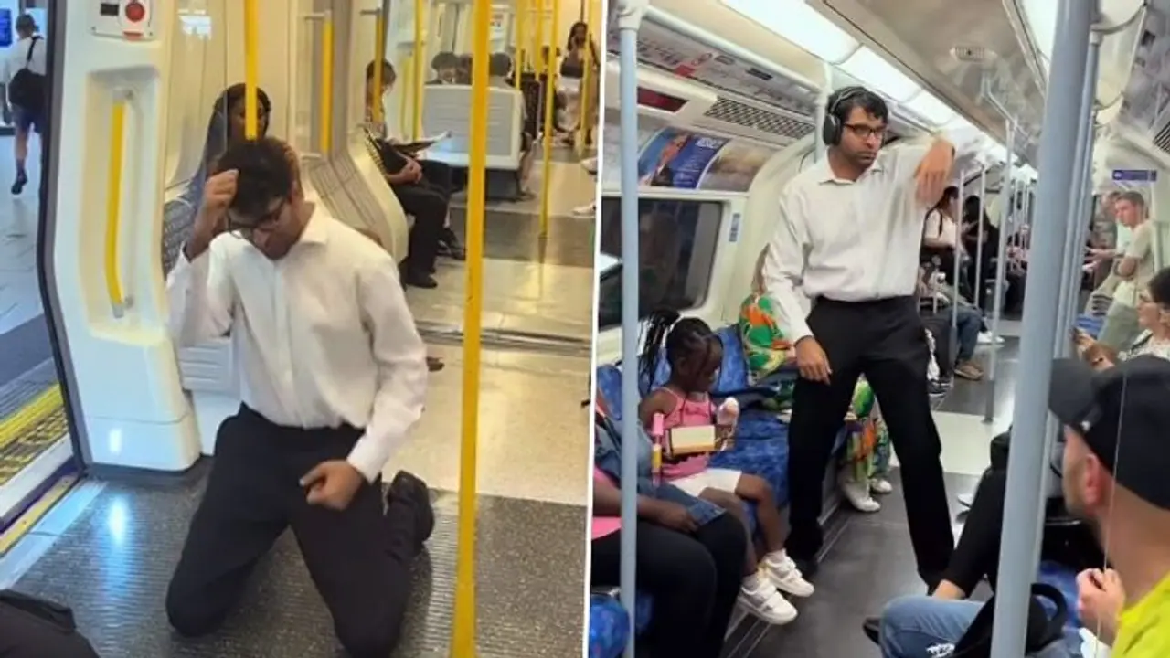 WATCH: Indian man dances to Shah Rukh Khan's iconic 'Chaiyya Chaiyya' on London metro; video goes viral WATCH: Indian man dances to Shah Rukh Khan's iconic 'Chaiyya Chaiyya' on London metro; video goes viral