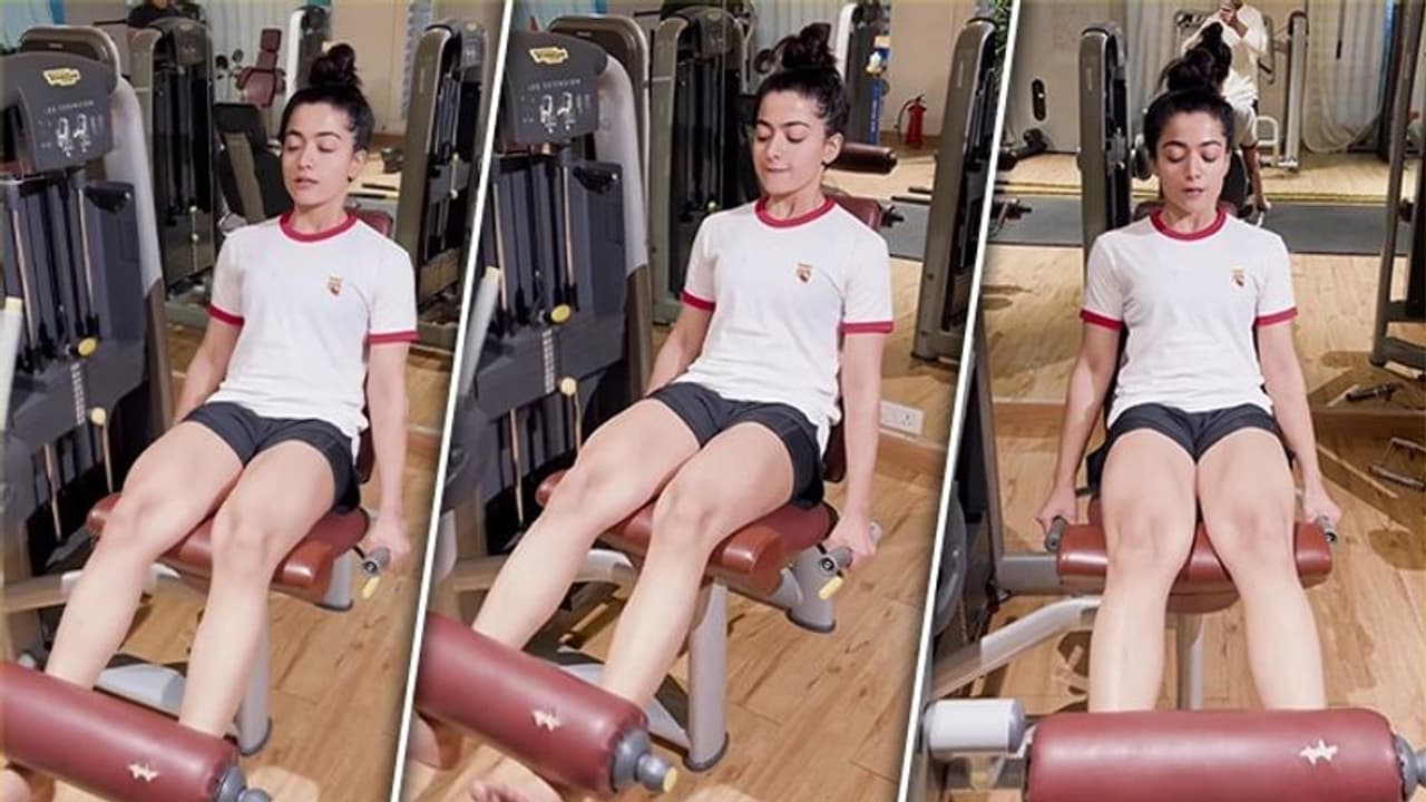 Video: Rashmika Mandanna shares her gym workout insight; actress crushes leg day