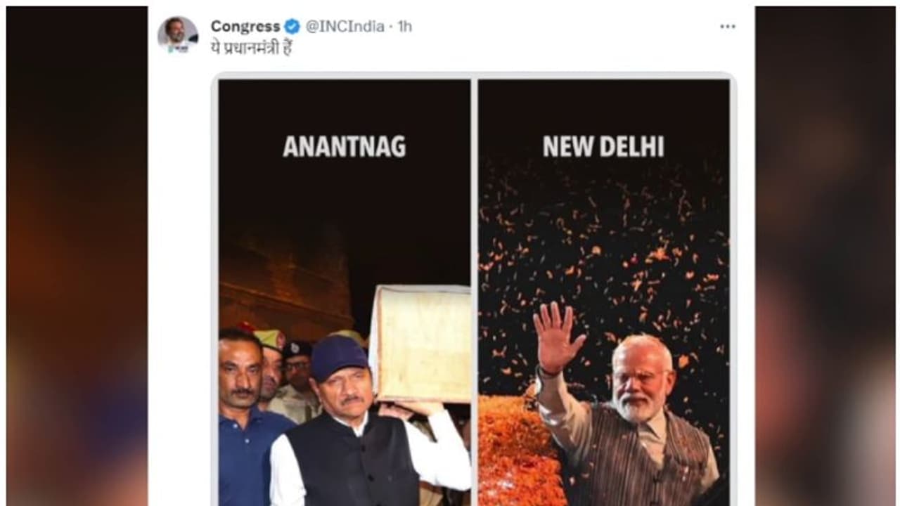 കശ്മീരില്‍ ഏറ്റുമുട്ടലിനിടെ മോദിക്ക് സ്വീകരണം; രൂക്ഷ വിമർശനവുമായി പ്രതിപക്ഷം