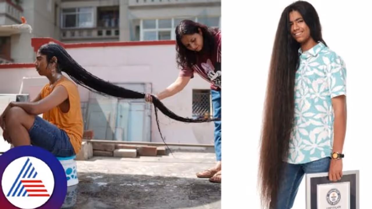 ಅಬ್ಬಬ್ಬಾ..ಈತನಿಗಿದೆ ಬರೋಬ್ಬರಿ 4 ಅಡಿ ಉದ್ದದ ಕೂದಲು; ವಿಶ್ವ ದಾಖಲೆಗೆ ಸೇರ್ಪಡೆ ಅಬ್ಬಬ್ಬಾ..ಈತನಿಗಿದೆ ಬರೋಬ್ಬರಿ 4 ಅಡಿ ಉದ್ದದ ಕೂದಲು; ವಿಶ್ವ ದಾಖಲೆಗೆ ಸೇರ್ಪಡೆ