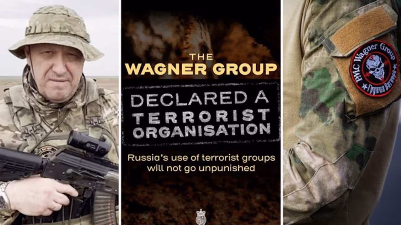 UK officially declares Russia's mercenary group Wagner a "terrorist organisation"