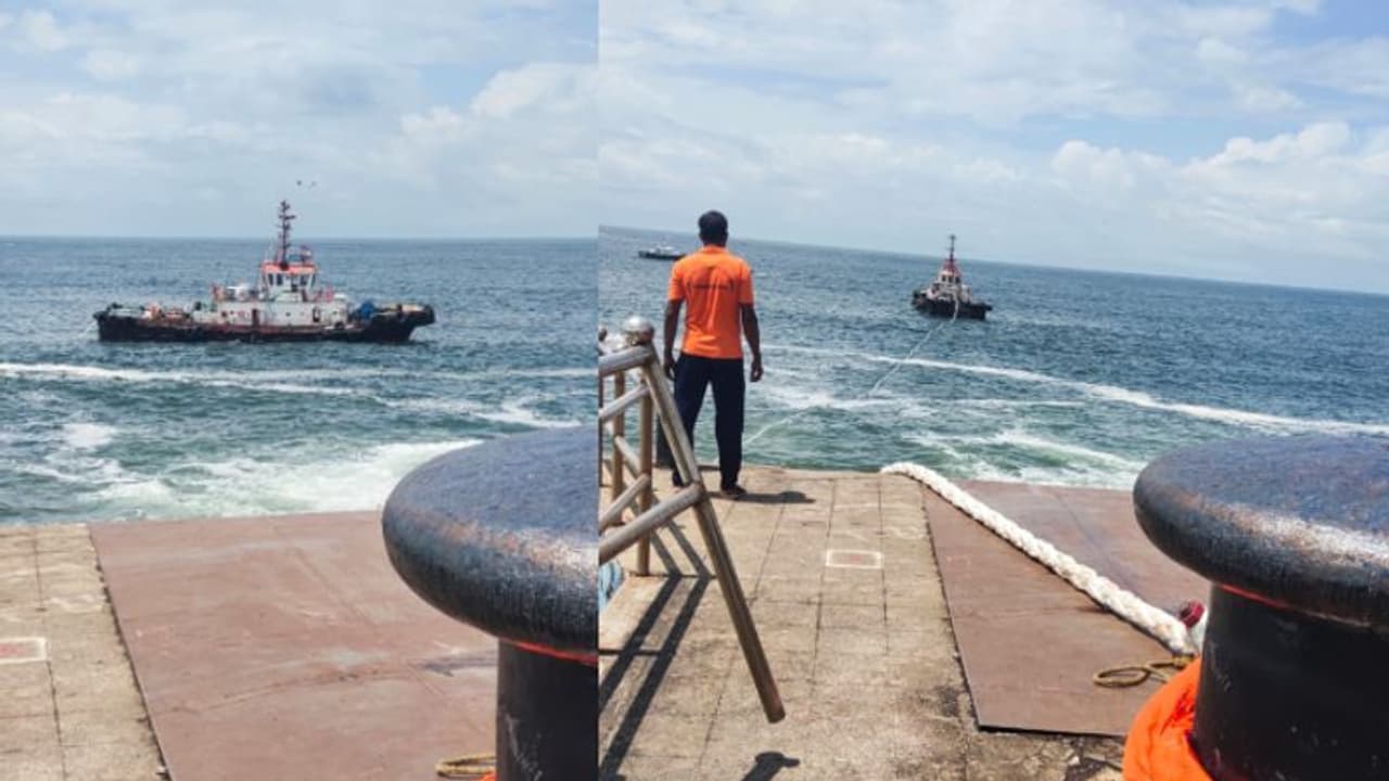 ബൊള്ളാർഡ് പുൾ ടെസ്റ്റ് പാസായി ഓഷ്യൻ സ്പിരിറ്റ്, ചൈനയിൽ നിന്നുള്ള ചരക്കുകപ്പലിന് ഇനി ധൈര്യമായി വിഴിഞ്ഞത്തെത്താം ബൊള്ളാർഡ് പുൾ ടെസ്റ്റ് പാസായി ഓഷ്യൻ സ്പിരിറ്റ്, ചൈനയിൽ നിന്നുള്ള ചരക്കുകപ്പലിന് ഇനി ധൈര്യമായി വിഴിഞ്ഞത്തെത്താം