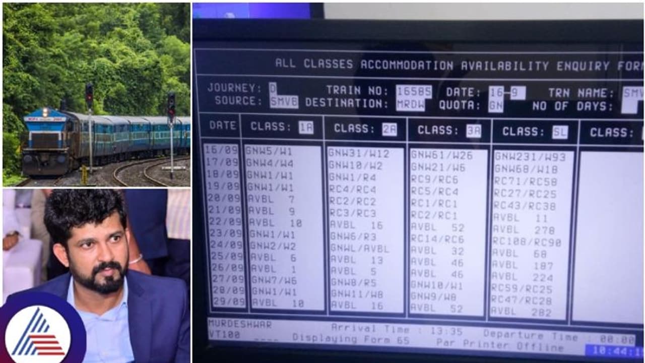 Bengaluru Murdeshwar train: ಬುಕಿಂಗ್ ಓಪನ್ ಆಗಿ ಕೆಲವೇ ನಿಮಿಷಗಳಲ್ಲಿ ಸೀಟು ಭರ್ತಿ! ವೈಟಿಂಗ್ ಲಿಸ್ಟ್ನಲ್ಲಿ 231 ಜನ
