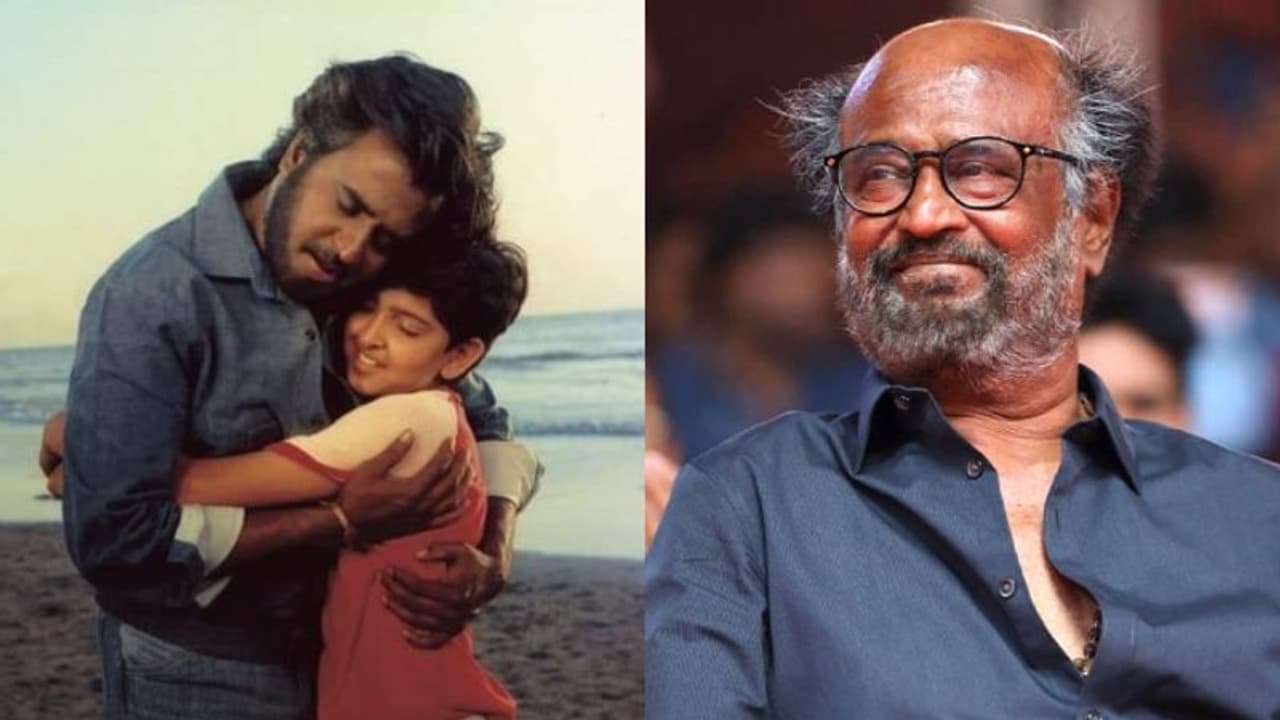 രജനി ആശ്ലേഷിക്കുന്ന ഈ കുട്ടിത്താരം ആര്? സിനിമ ഏത്? വൈറല് ആയി ചിത്രം രജനി ആശ്ലേഷിക്കുന്ന ഈ കുട്ടിത്താരം ആര്? സിനിമ ഏത്? വൈറല് ആയി ചിത്രം