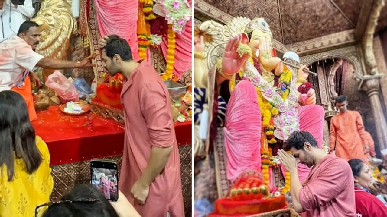 Ganesh Chaturthi 2023: Kartik Aaryan visits Lalbaugcha Raja to seek blessings from Bappa (Video) Ganesh Chaturthi 2023: Kartik Aaryan visits Lalbaugcha Raja to seek blessings from Bappa (Video)