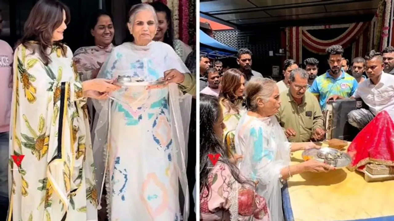 Ganesh Chaturthi 2023: Salman Khan's family members Arpita, Alvira, Salma bring Bappa idol home Ganesh Chaturthi 2023: Salman Khan's family members Arpita, Alvira, Salma bring Bappa idol home