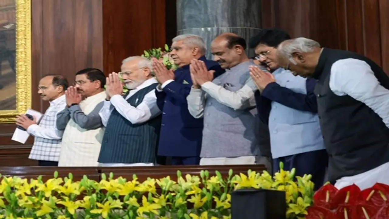 Old Parliament House officially designated as Samvidhan Sadan Old Parliament House officially designated as Samvidhan Sadan