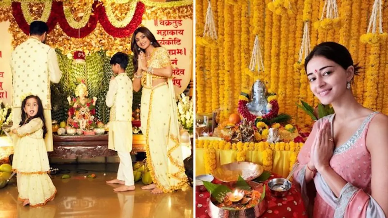 Ganesh Chaturthi 2023: Ananya Panday, Shilpa Shetty and more Bollywood celebs welcome Bappa home Ganesh Chaturthi 2023: Ananya Panday, Shilpa Shetty and more Bollywood celebs welcome Bappa home