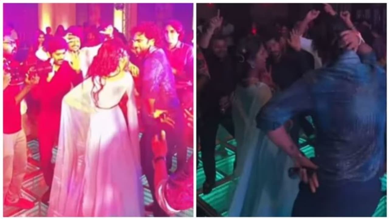 செம்ம வைப்.. பார்ட்டி மோடில் அசோக் செல்வன் கீர்த்தி! தில்லானா தில்லானா... பாடலுக்கு டான்ஸ் ஆடிய வீடியோ வைரல் செம்ம வைப்.. பார்ட்டி மோடில் அசோக் செல்வன் கீர்த்தி! தில்லானா தில்லானா... பாடலுக்கு டான்ஸ் ஆடிய வீடியோ வைரல்