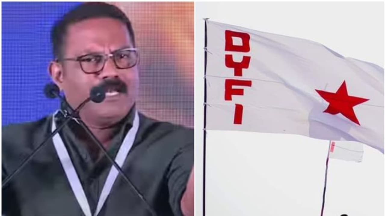 വീണാ ജോര്‍ജിനെതിരായ പരാമര്‍ശം; കെഎം ഷാജി കേരള രാഷ്ട്രീയത്തിലെ മാലിന്യമാണെന്ന് ഡിവൈഎഫ്‌ഐ