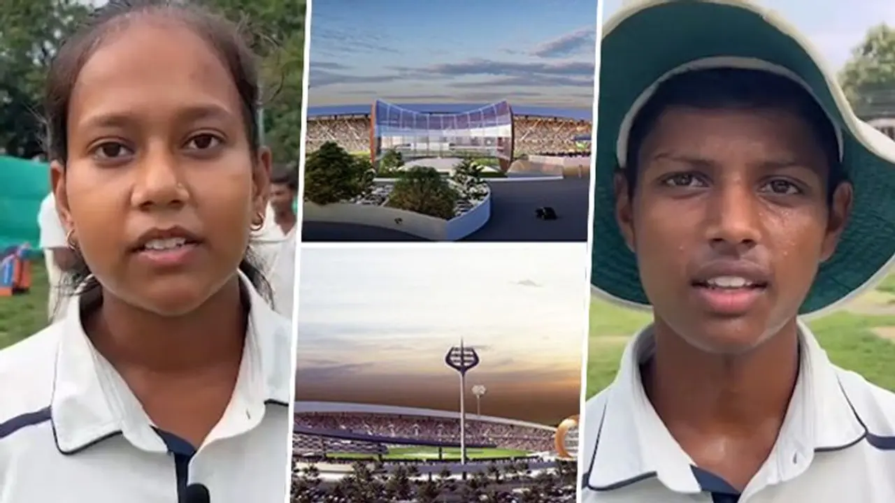 Varanasi's Lord Shiva inspired stadium: Young cricketers thank PM Modi; eagerly await live action WATCH Varanasi's Lord Shiva inspired stadium: Young cricketers thank PM Modi; eagerly await live action WATCH