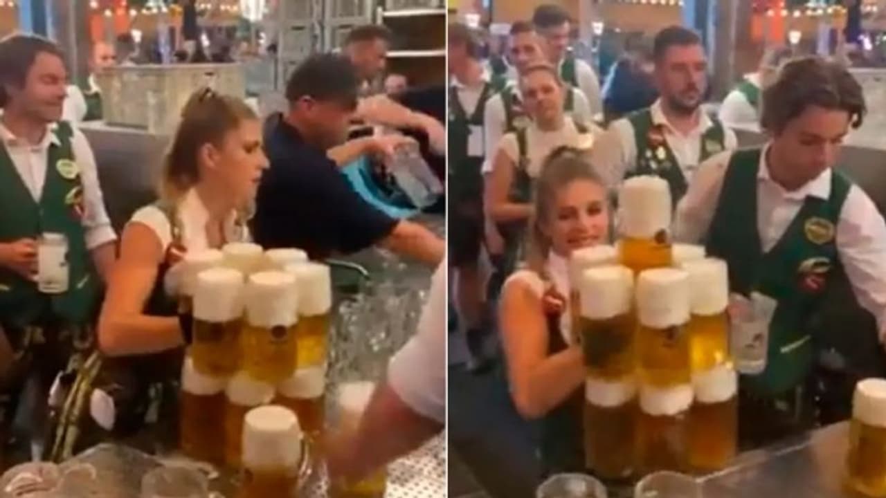 'എങ്ങനെ സാധിക്കുന്നു?'; വെയിട്രസിന്റെ അതിശയിപ്പിക്കുന്ന വീഡിയോ വൈറലാകുന്നു 'എങ്ങനെ സാധിക്കുന്നു?'; വെയിട്രസിന്റെ അതിശയിപ്പിക്കുന്ന വീഡിയോ വൈറലാകുന്നു