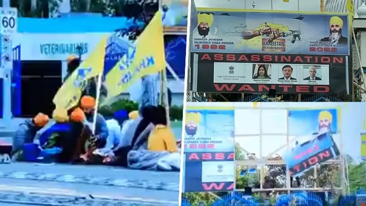 Controversial banners spark India Canada row: Gurdwara faces removal ultimatum | WATCH