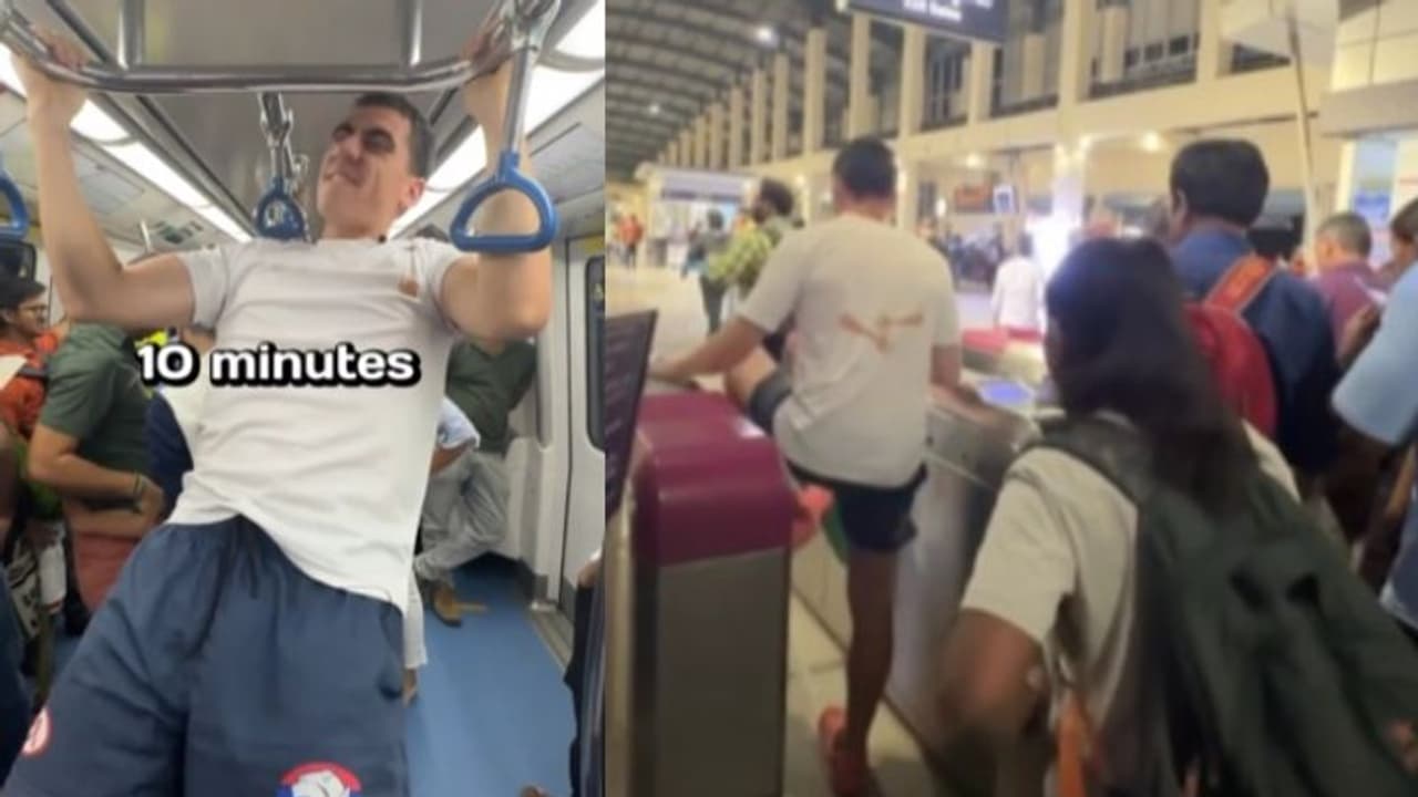 മെട്രോയിൽ 'ഒളിച്ചുകടന്ന്' വിദേശ യൂട്യൂബര്‍;ബെംഗളൂരു പോലീസ് ജയിലിലേക്ക് വഴി കാണിച്ചുതരുമെന്ന് നെറ്റിസണ്‍സ്!