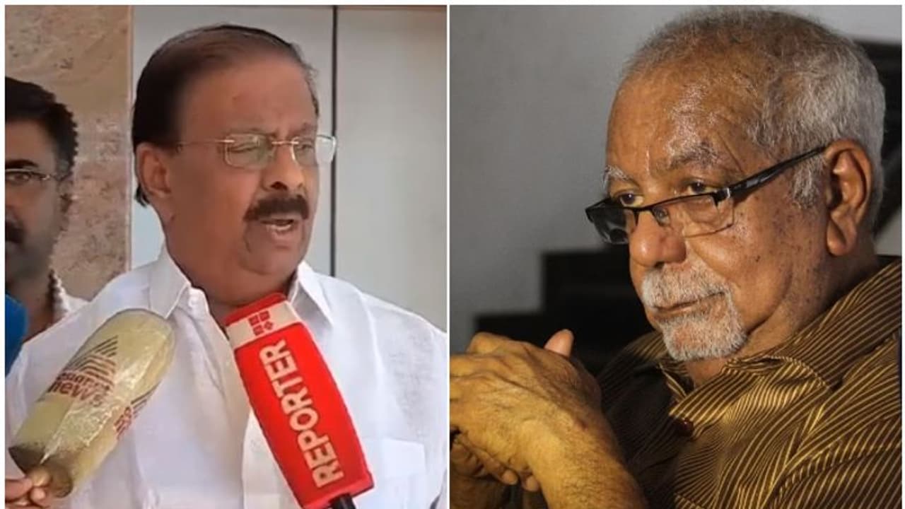 കെജി ജോർജിനെക്കുറിച്ചുള്ള സുധാകരന്‍റെ പ്രതികരണത്തിൽ 'ആളുമാറി', ച‍ർച്ചയാക്കി സോഷ്യൽ മീഡിയ