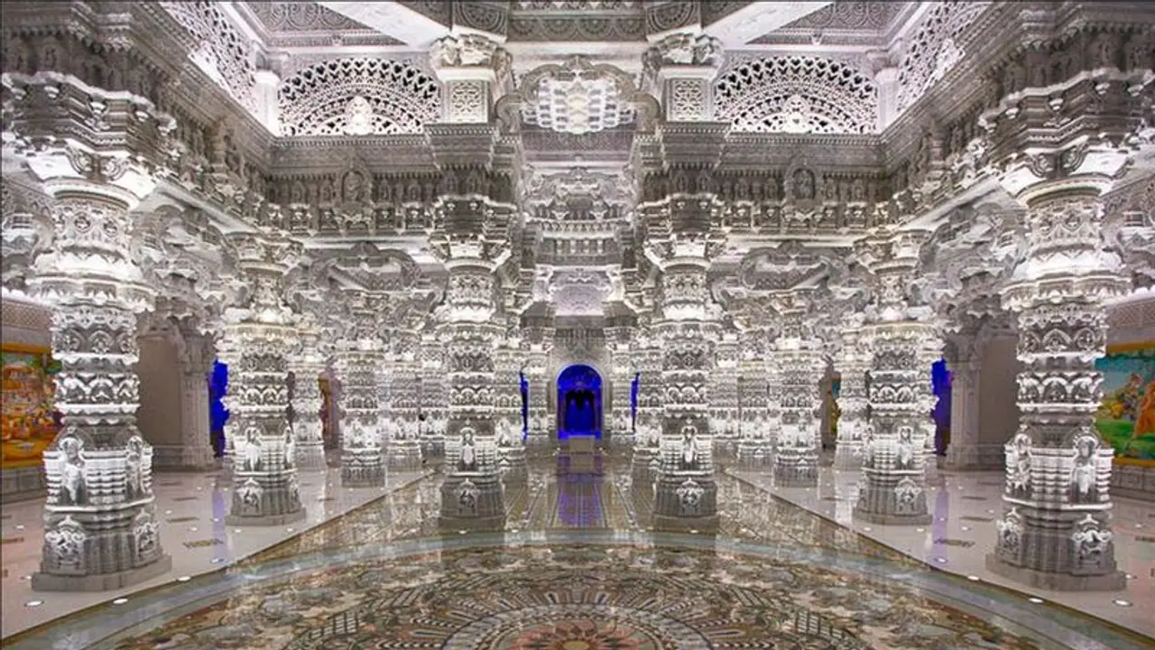 ವಿದೇಶದ ಅತಿ ದೊಡ್ಡ ಹಿಂದೂ ದೇಗುಲ ಅಮೆರಿಕದಲ್ಲಿ: 183 ಎಕರೆಯಲ್ಲಿರುವ ಸ್ವಾಮಿನಾರಾಯಣ ದೇಗುಲ