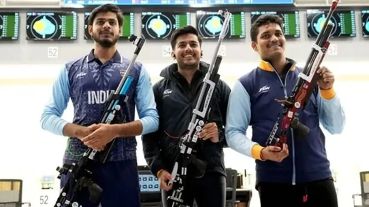 Meet the men's 10m air rifle team that clinched India's first Asian Games 2023 gold with world record effort Meet the men's 10m air rifle team that clinched India's first Asian Games 2023 gold with world record effort