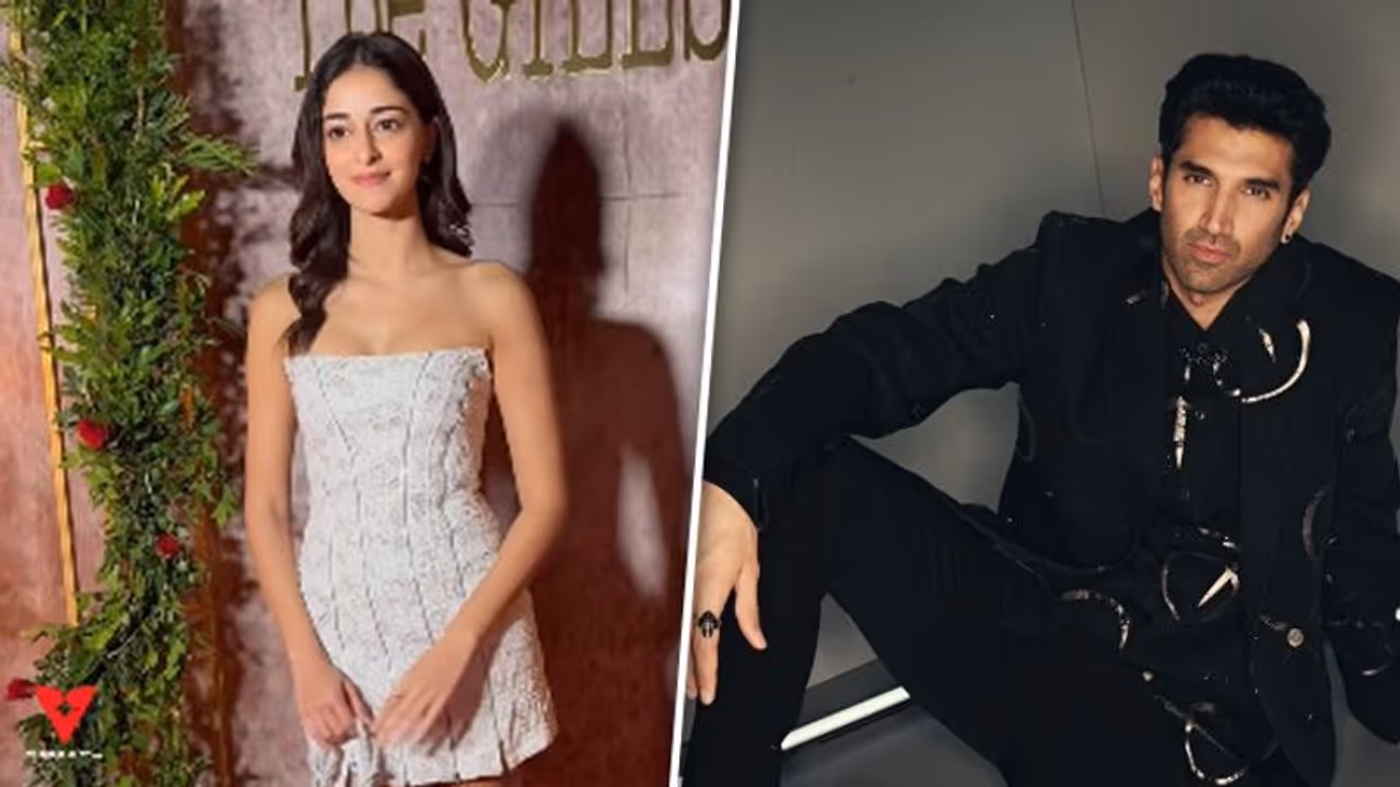 Aditya Roy Kapur, Ananya Panday fuel dating rumours at Aman Gill's wedding reception; [WATCH]