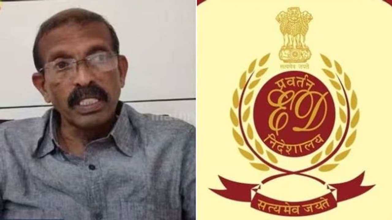 Karuvannur bank scam: ED records arrest of CPM councillor P R Aravindakshan Karuvannur bank scam: ED records arrest of CPM councillor P R Aravindakshan