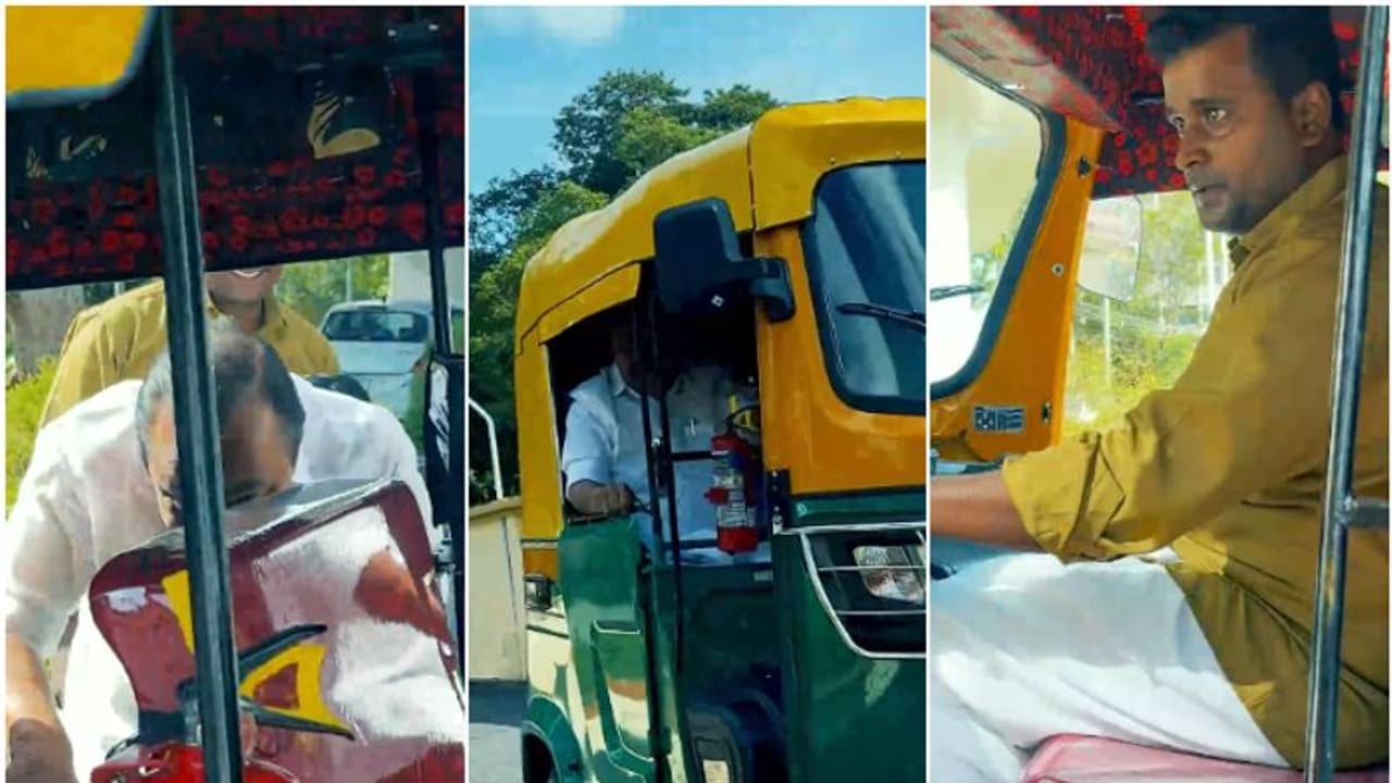 ഹൈദരലിയുടെ ഓട്ടോയിലെ ആദ്യ സവാരിക്കാരൻ, ആഗ്രഹം സഫലമായി! ഓട്ടോയും വാങ്ങി പ്രിയ നേതാവിന്‍റെ വീട്ടിലേക്ക്...