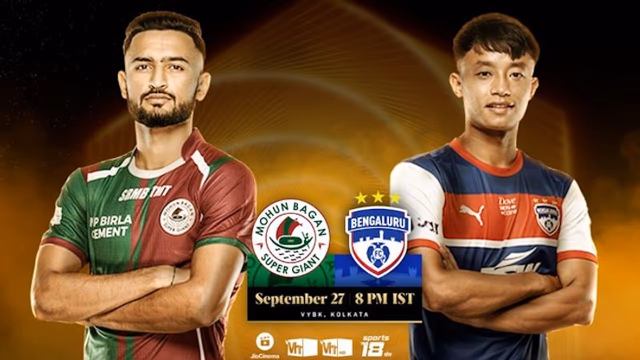 ISL 2023 24 Preview: Mohun Bagan Super Giant vs Bengaluru FC; Clash of the Titans all you need to know ISL 2023 24 Preview: Mohun Bagan Super Giant vs Bengaluru FC; Clash of the Titans all you need to know