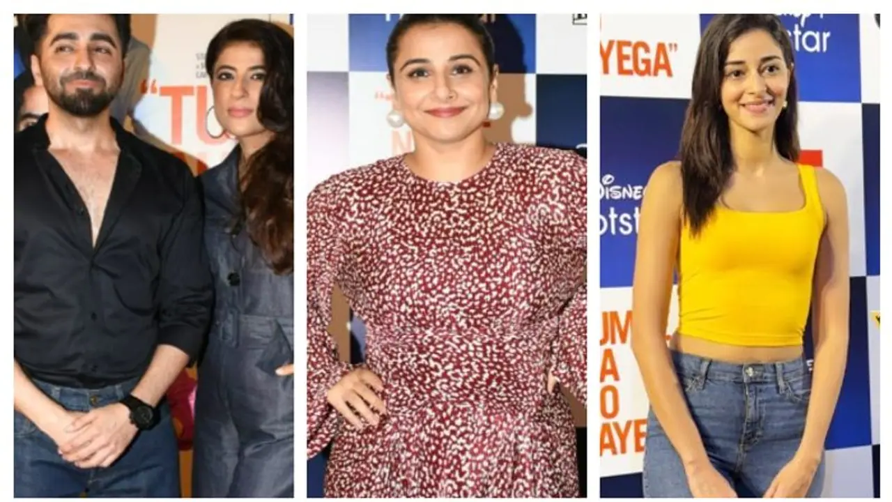 Tumse Na Ho Payega screening: Vidya Balan, Ayushmann, Aditya Roy Kapur and Ananya Panday and more attend Tumse Na Ho Payega screening: Vidya Balan, Ayushmann, Aditya Roy Kapur and Ananya Panday and more attend