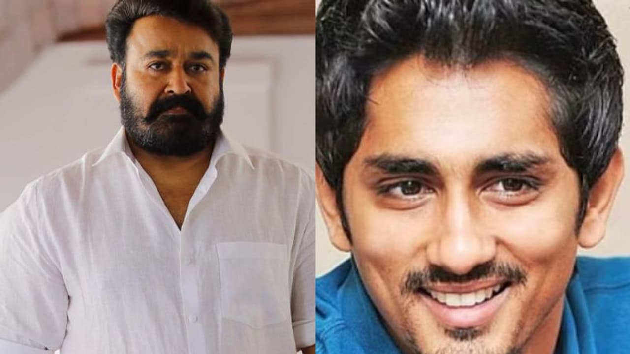 'നായകൻ മീണ്ടും വരാ', ഓര്മ വരുന്നത് മോഹൻലാലിനെയെന്ന് തമിഴ് നടൻ സിദ്ധാര്ഥ് 'നായകൻ മീണ്ടും വരാ', ഓര്മ വരുന്നത് മോഹൻലാലിനെയെന്ന് തമിഴ് നടൻ സിദ്ധാര്ഥ്