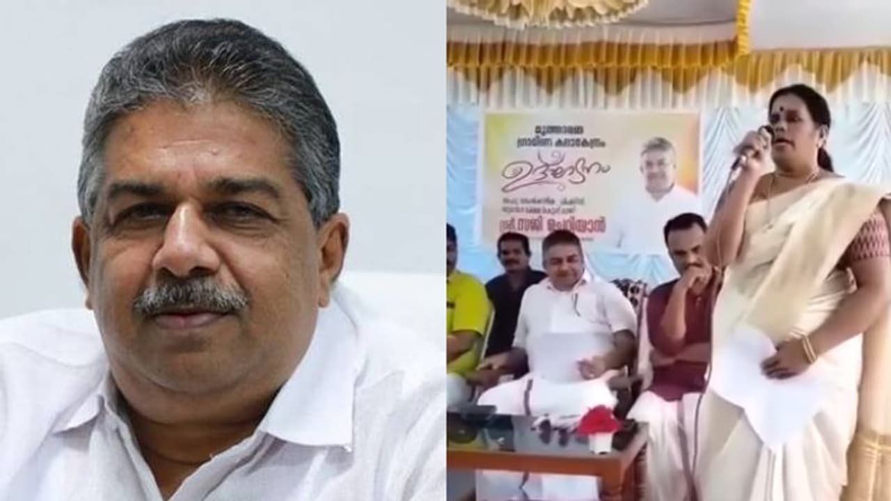 'കണ്കണ്ട ദൈവമായി, കാവലാളായി, ജന്മനാടിന്റെ രോമാഞ്ചമായി'; മന്ത്രി സജി ചെറിയാനെ സ്തുതിച്ച് ജീവനക്കാരിയുടെ കവിത 'കണ്കണ്ട ദൈവമായി, കാവലാളായി, ജന്മനാടിന്റെ രോമാഞ്ചമായി'; മന്ത്രി സജി ചെറിയാനെ സ്തുതിച്ച് ജീവനക്കാരിയുടെ കവിത
