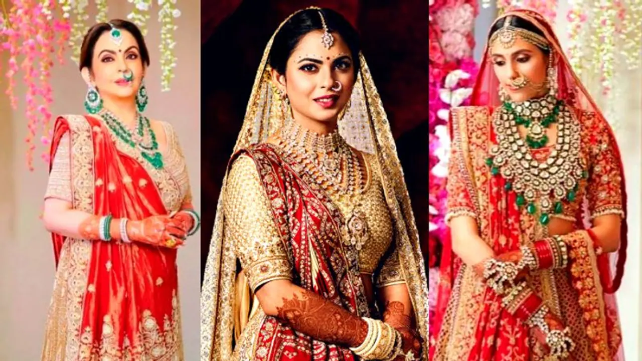 കോടികൾ വിലമതിക്കുന്ന ആഭരണങ്ങൾ; സ്വർണവും വജ്രവും തിളങ്ങുന്ന അംബാനി കുടുംബം 