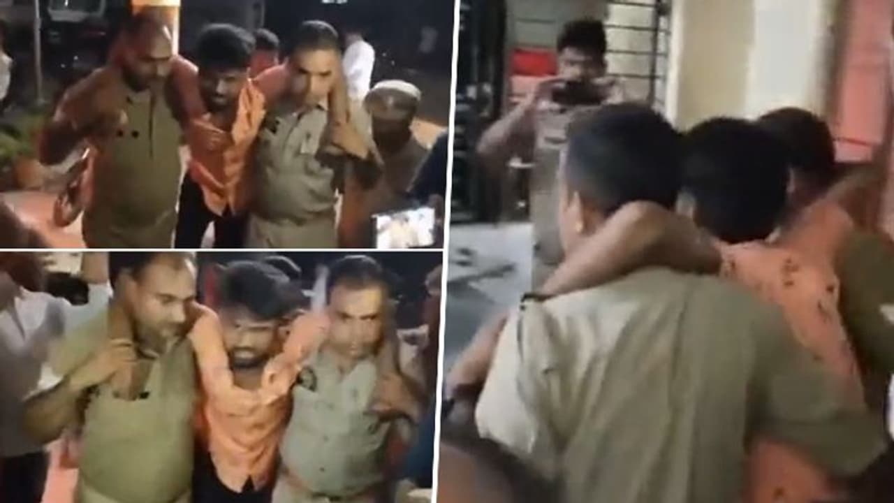 UP man, accused of molesting girl, injured in police firing while attempting to flee from custody WATCH UP man, accused of molesting girl, injured in police firing while attempting to flee from custody WATCH
