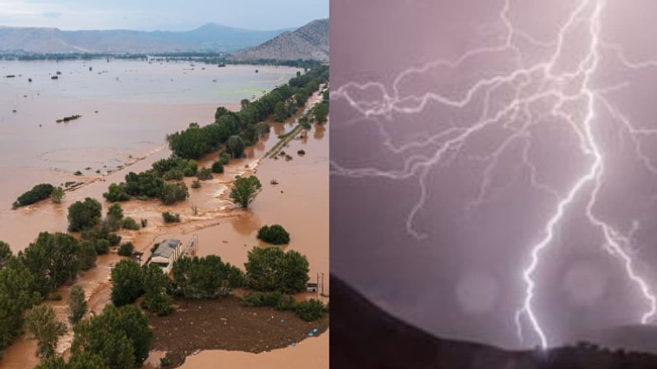 കാട്ടുതീയ്ക്ക് പിന്നാലെ ഗ്രീസില്‍ ഇടിമിന്നലും പ്രളയവും വിതച്ച് 'ഏലിയാസ്', വലഞ്ഞ് ജനം 